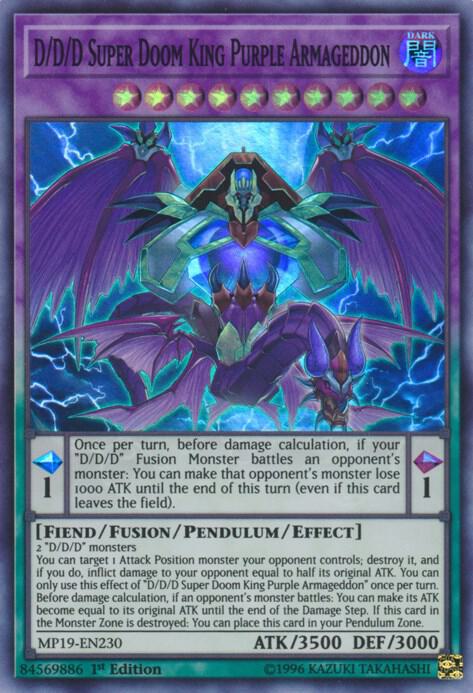 D/D/D Super Doom King Purple Armageddon card image