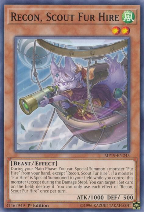 Recon, Scout Fur Hire card image