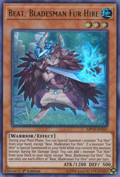 Beat, Bladesman Fur Hire card image