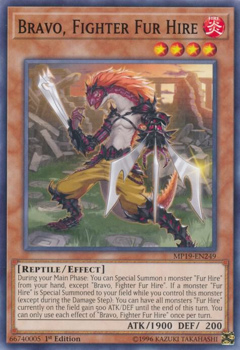 Bravo, Fighter Fur Hire card image