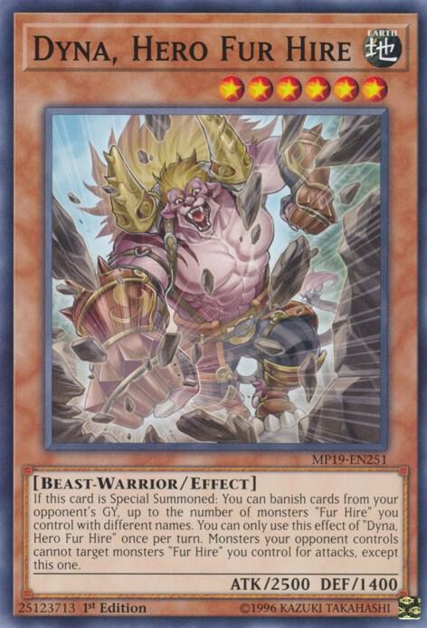 Dyna, Hero Fur Hire card image