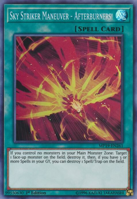 Sky Striker Maneuver - Afterburners! card image