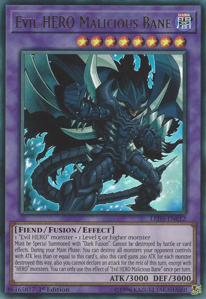 Evil HERO Malicious Bane card image