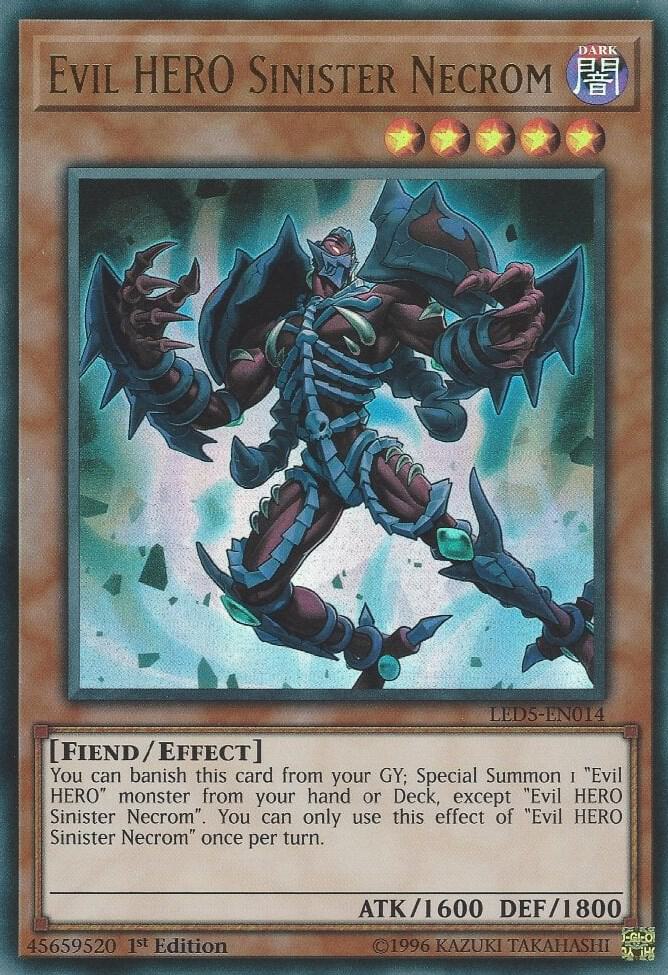 Evil HERO Sinister Necrom card image