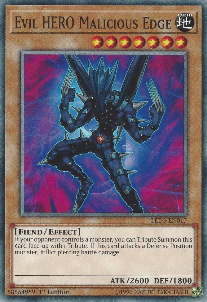 Evil HERO Malicious Edge card image