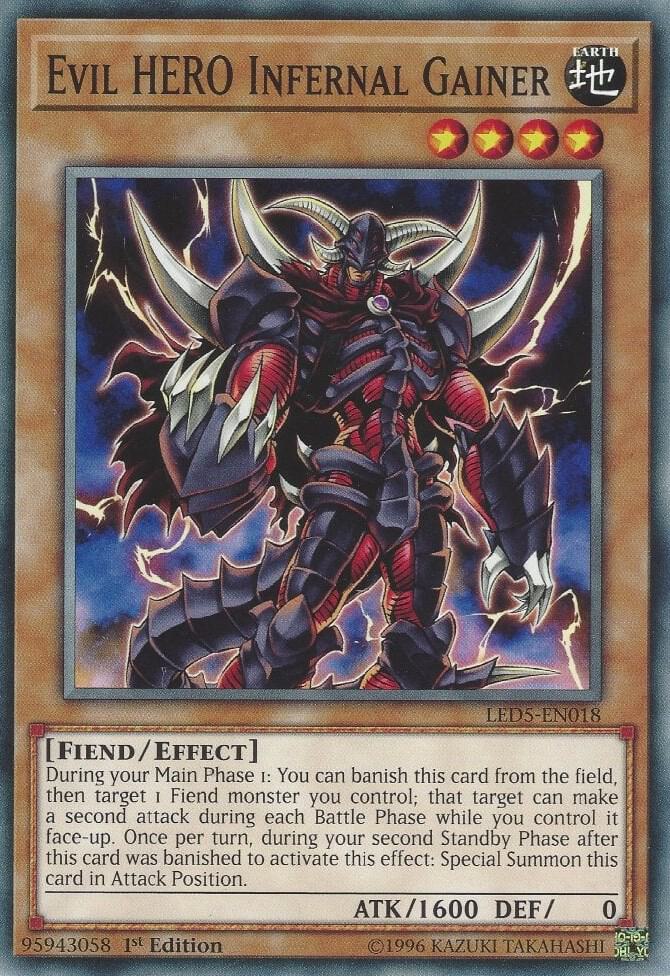 Evil HERO Infernal Gainer card image