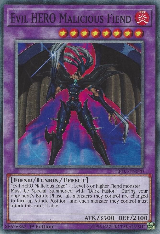Evil HERO Malicious Fiend card image