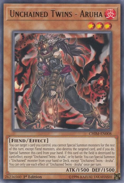 Unchained Twins - Aruha card image