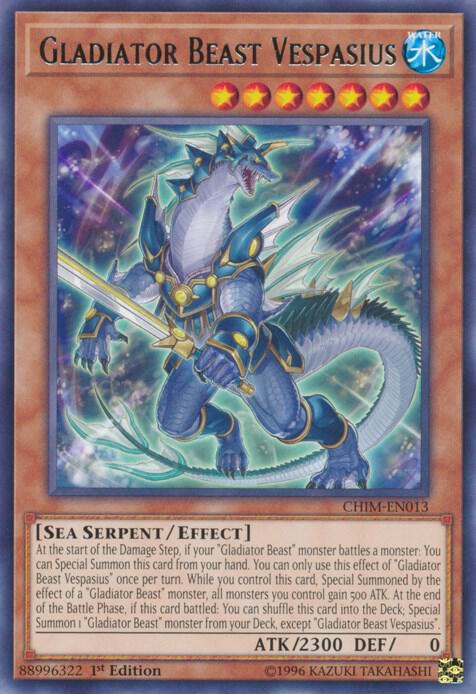 Gladiator Beast Vespasius card image