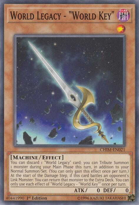 World Legacy - "World Key" card image