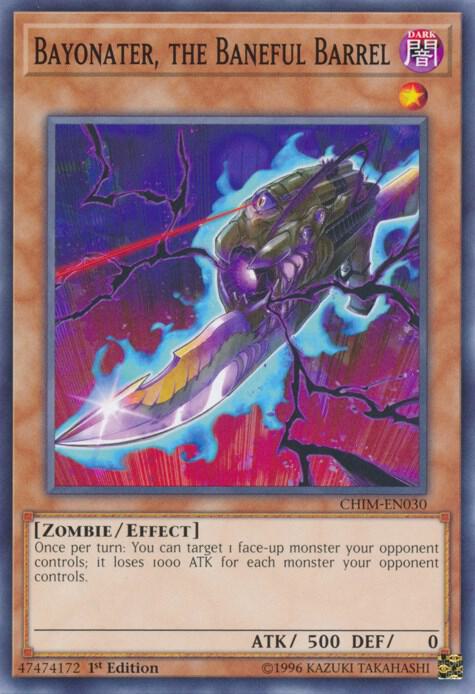 Bayonater, the Baneful Barrel card image