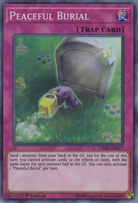 Peaceful Burial card image