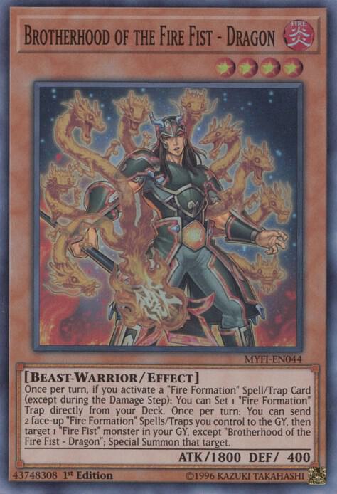 Brotherhood of the Fire Fist - Dragon card image