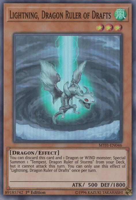 Lightning, Dragon Ruler of Drafts card image