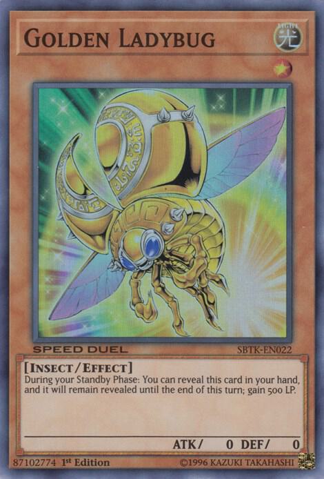 Golden Ladybug card image