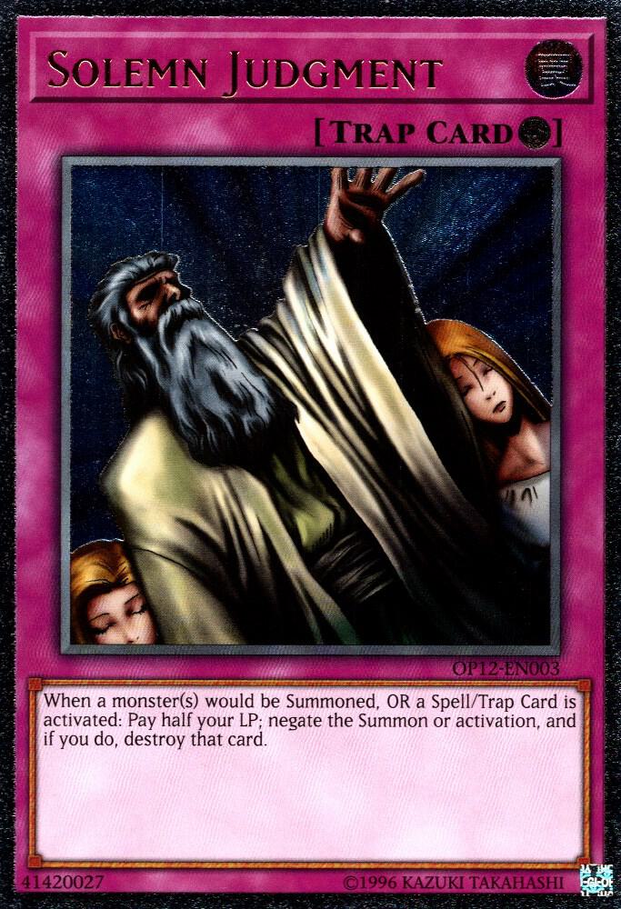 Solemn Judgment (UTR) card image