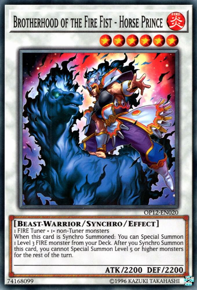 Brotherhood of the Fire Fist - Horse Prince card image