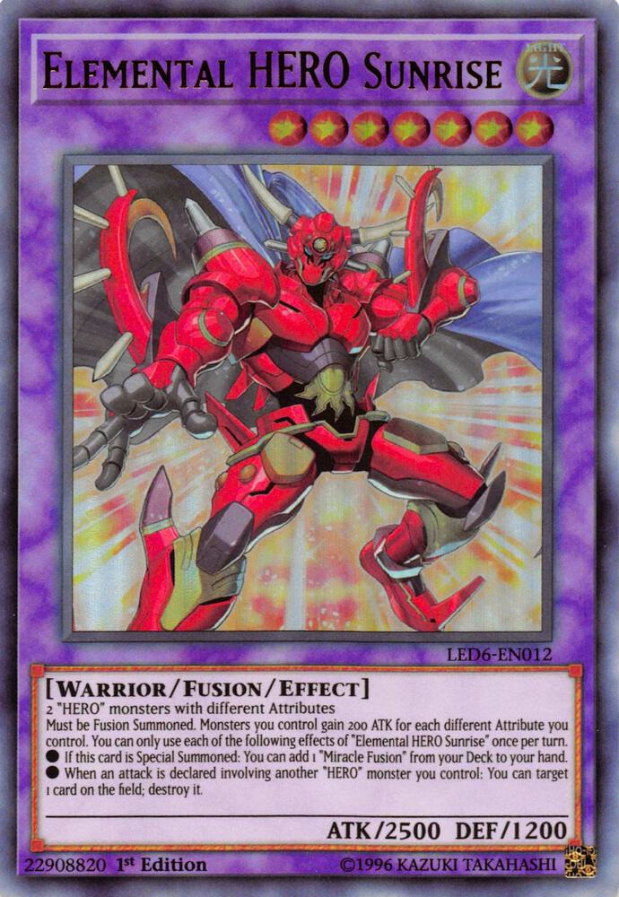 Elemental HERO Sunrise card image