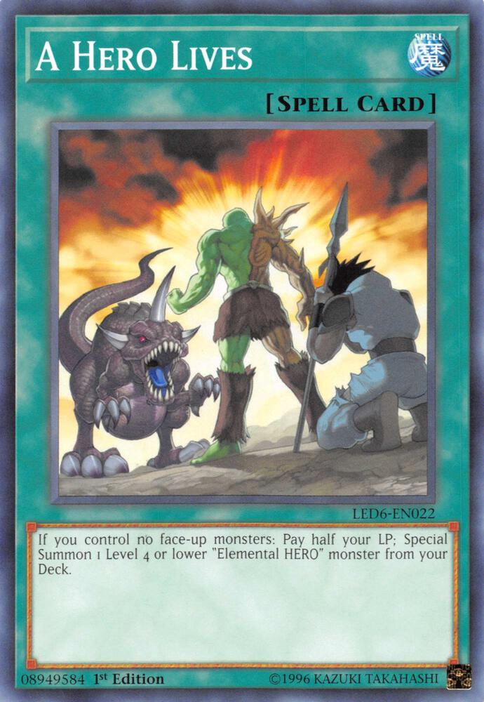 A Hero Lives card image