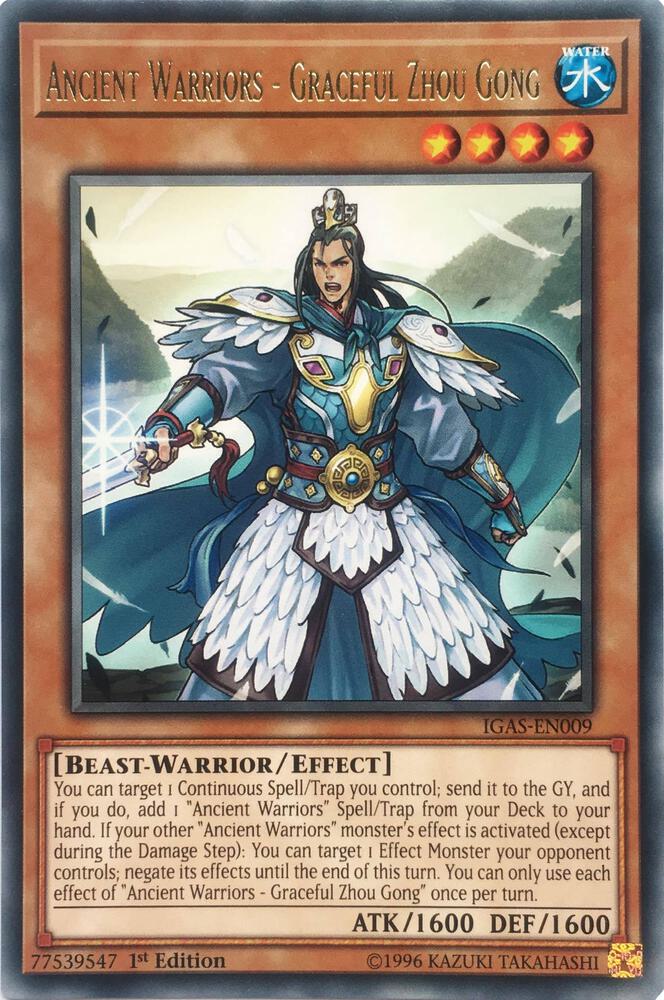 Ancient Warriors - Graceful Zhou Gong card image