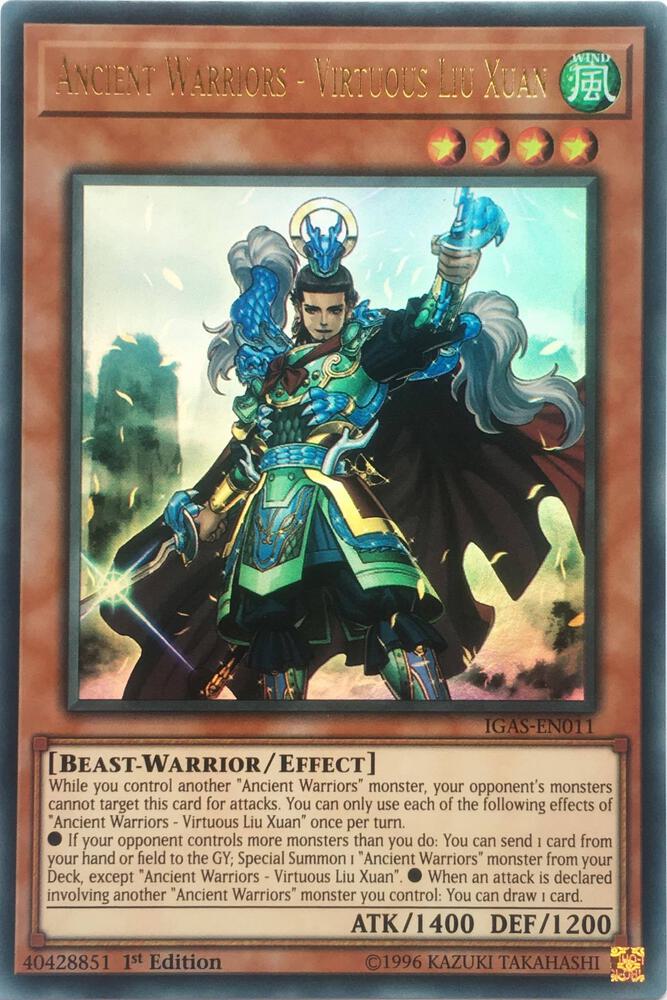 Ancient Warriors - Virtuous Liu Xuan card image