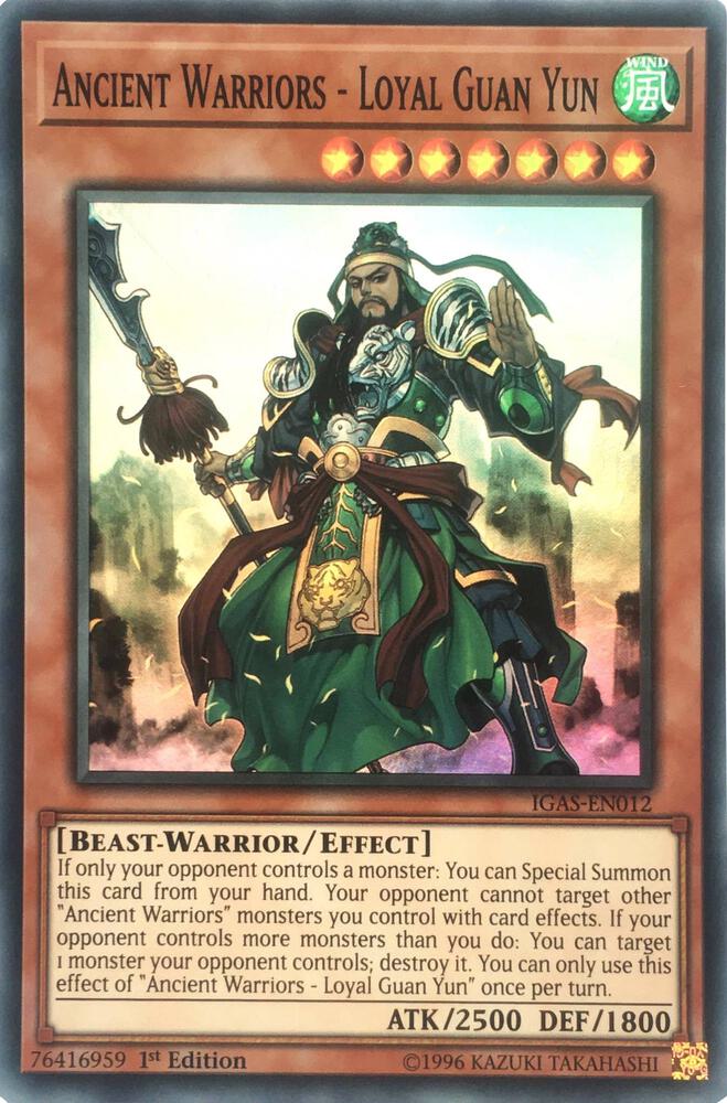 Ancient Warriors - Loyal Guan Yun card image