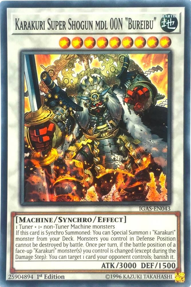 Karakuri Super Shogun mdl 00N "Bureibu" card image