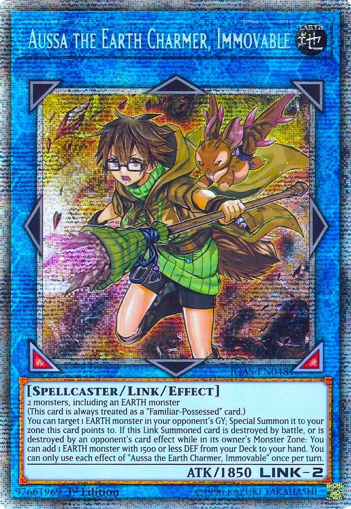 Aussa the Earth Charmer, Immovable (Starlight Rare) card image
