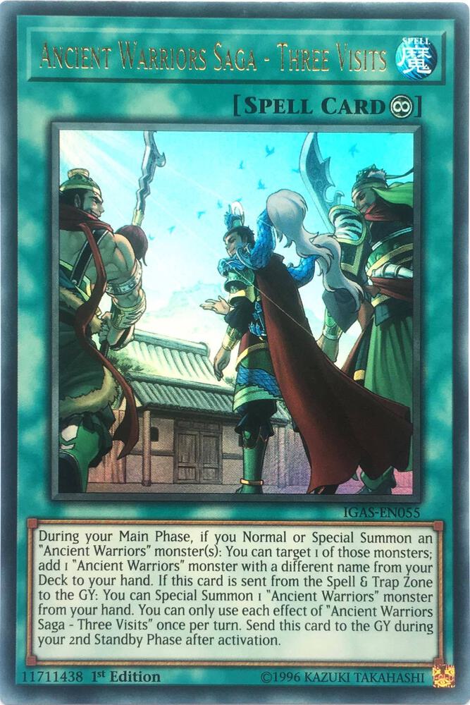 Ancient Warriors Saga - Three Visits card image