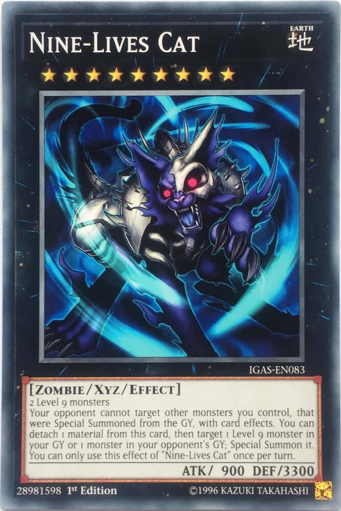 Nine-Lives Cat card image