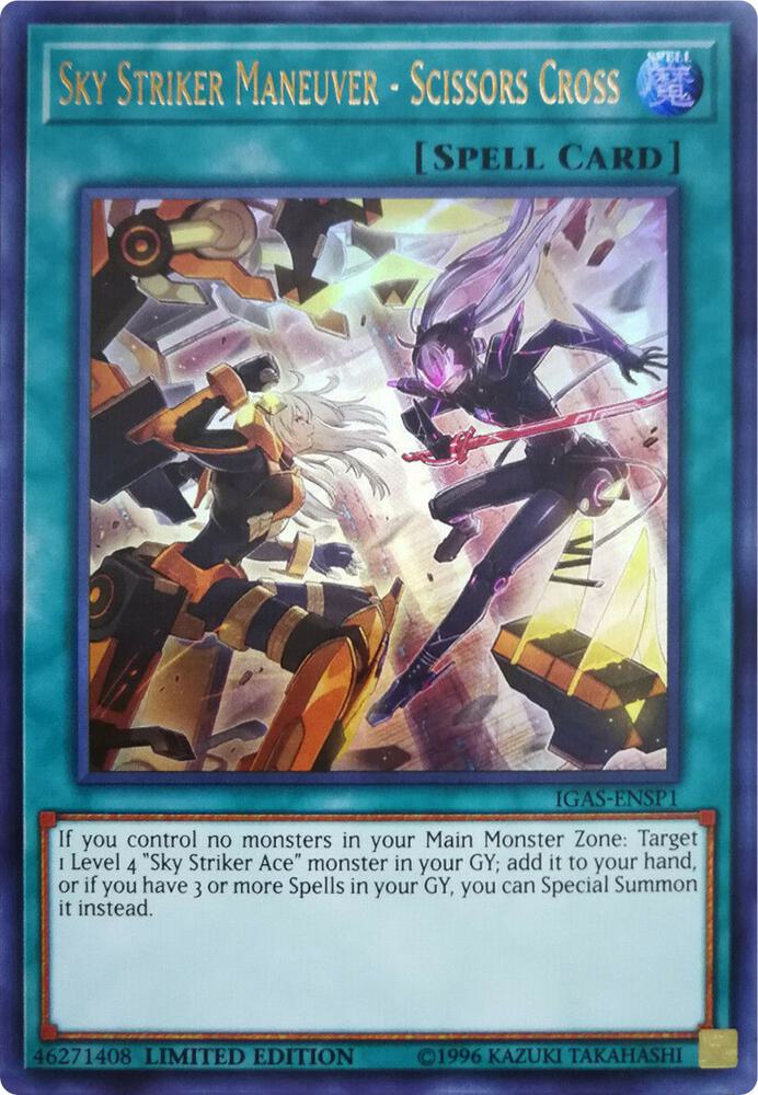 Sky Striker Maneuver - Scissors Cross (IGAS-ENSP1) card image