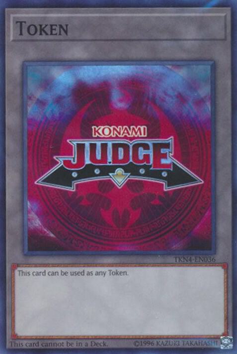 Official Judge Token: TKN4-EN036 card image