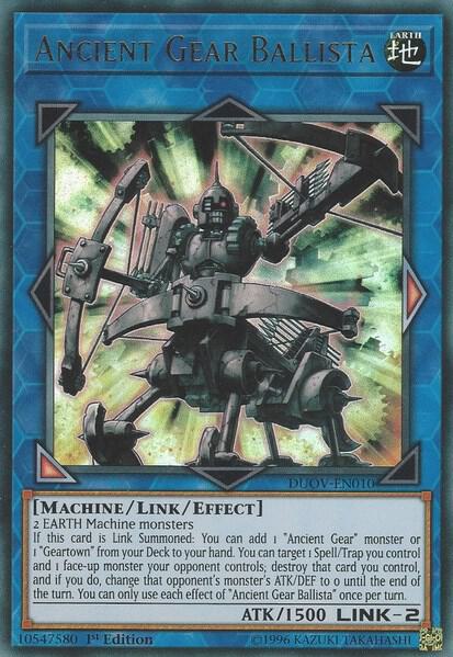 Ancient Gear Ballista card image