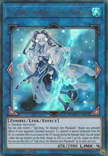 Yuki-Onna, the Absolute Zero Mayakashi card image