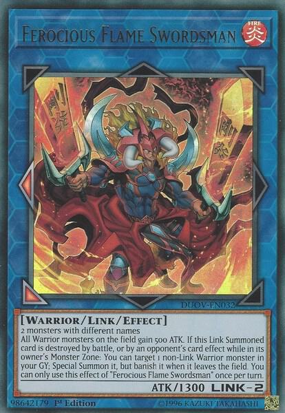 Ferocious Flame Swordsman card image