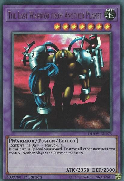 The Last Warrior from Another Planet card image