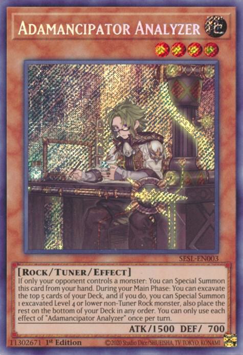 Adamancipator Analyzer card image