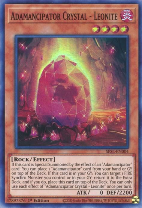 Adamancipator Crystal - Leonite card image