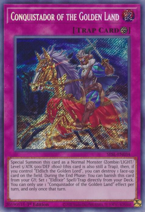 Conquistador of the Golden Land card image