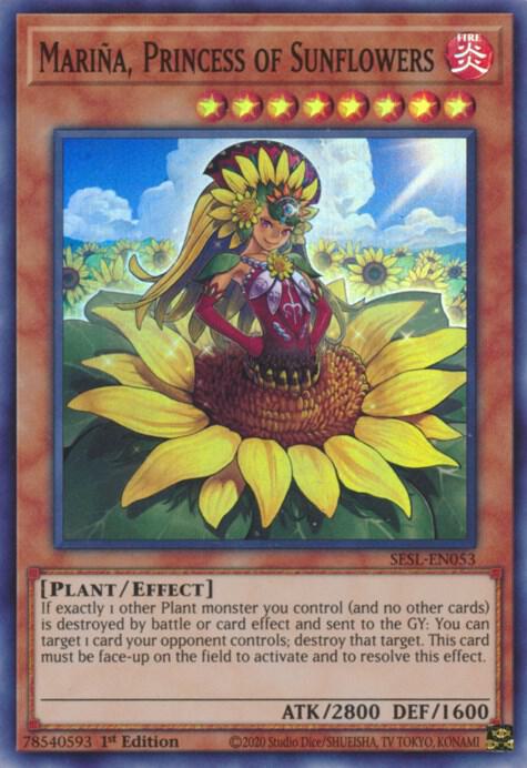 Mariña, Princess of Sunflowers card image