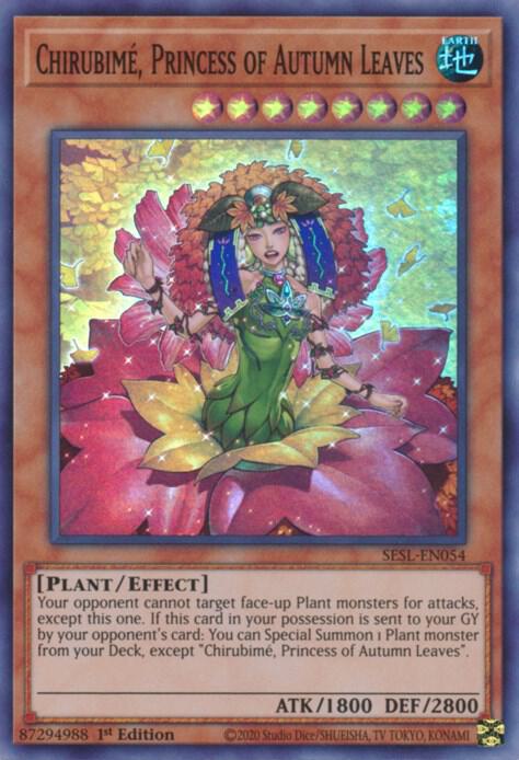 Chirubime, Princess of Autumn Leaves card image