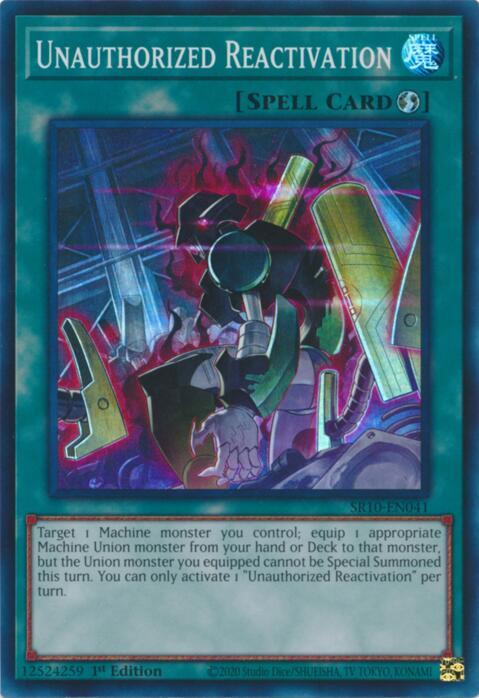 Unauthorized Reactivation card image