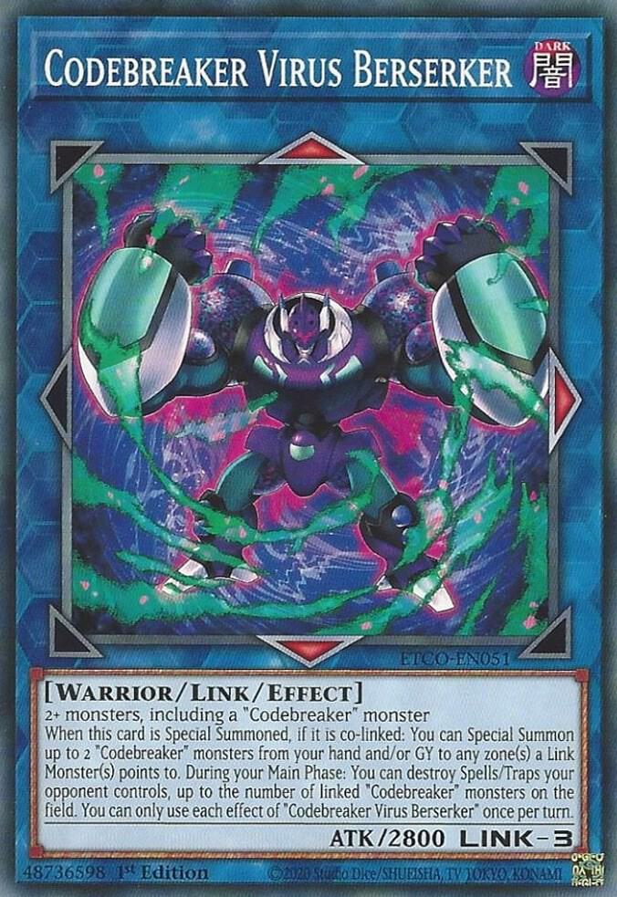 Codebreaker Virus Berserker (1st Edition) card image