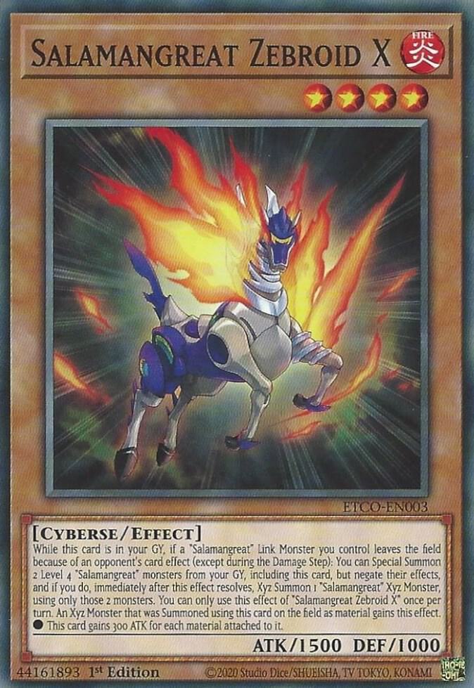 Salamangreat Zebroid X (1st Edition) card image