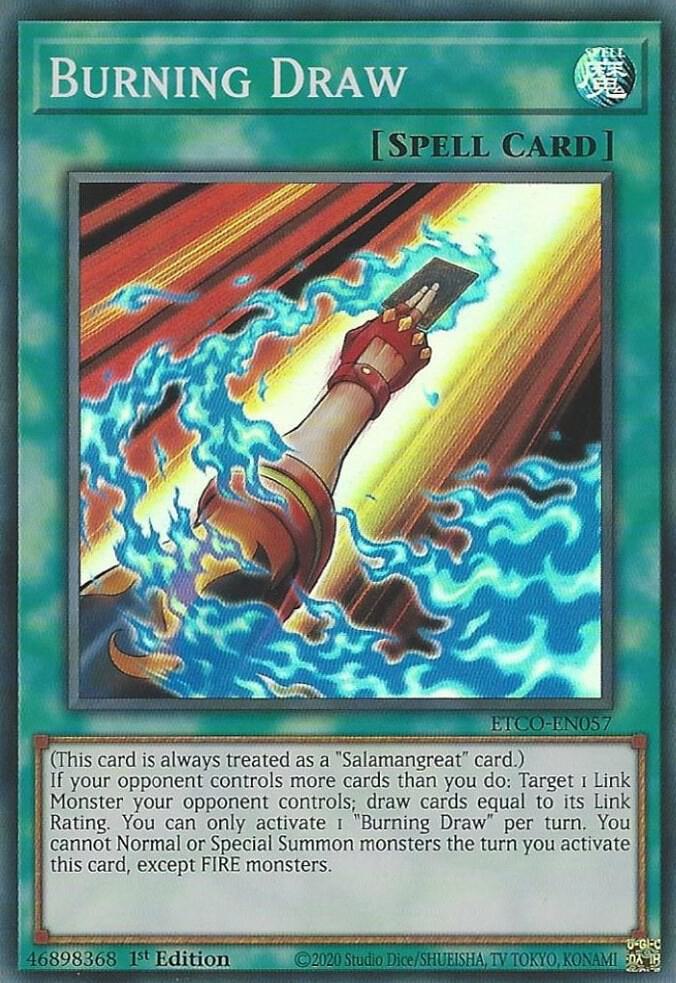 Burning Draw (1st Edition) card image