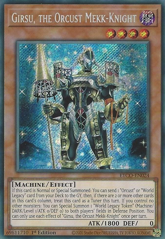 Girsu, the Orcust Mekk-Knight (1st Edition) card image