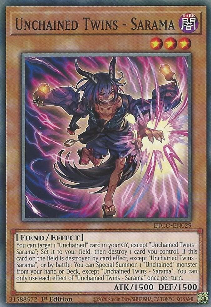 Unchained Twins - Sarama (1st Edition) card image