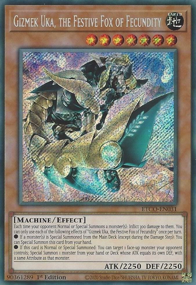 Gizmek Uka, the Festive Fox of Fecundity (1st Edition) card image