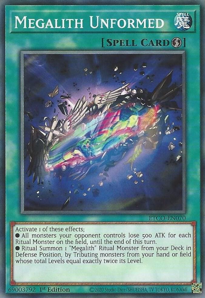 Megalith Unformed (1st Edition) card image