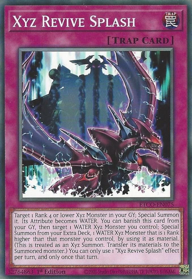 Xyz Revive Splash (1st Edition) card image